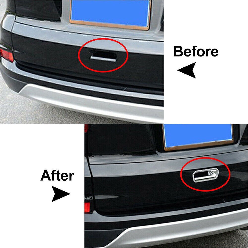 1x ABS Chrome Trunk Rear Door Handle Bowl Cover Trim For Honda CR-V CRV 2012-16