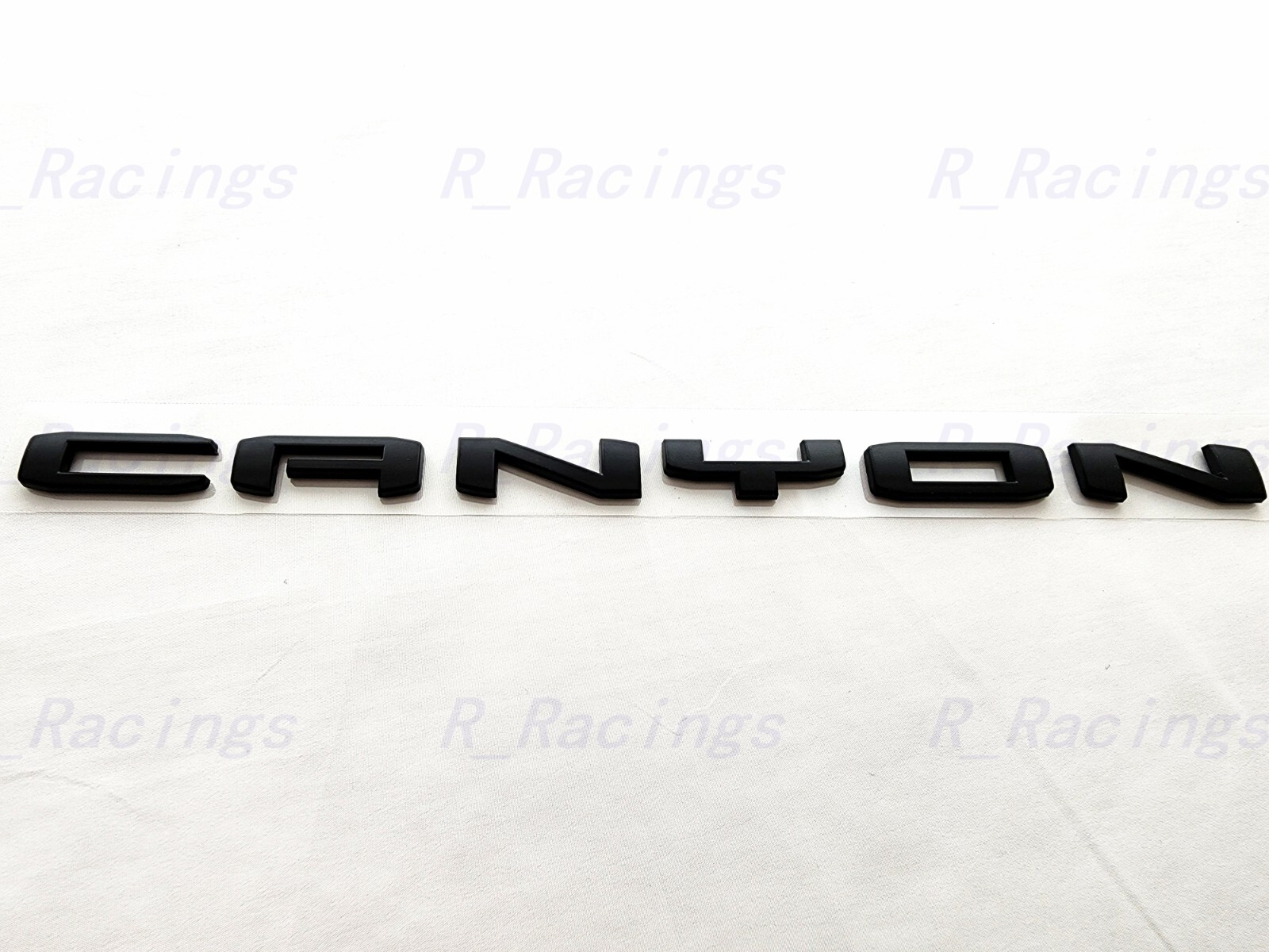 1PC Matte Black Rear Tailgate Conner Canyon Letter Emblems 2021-22 Canyon Denali