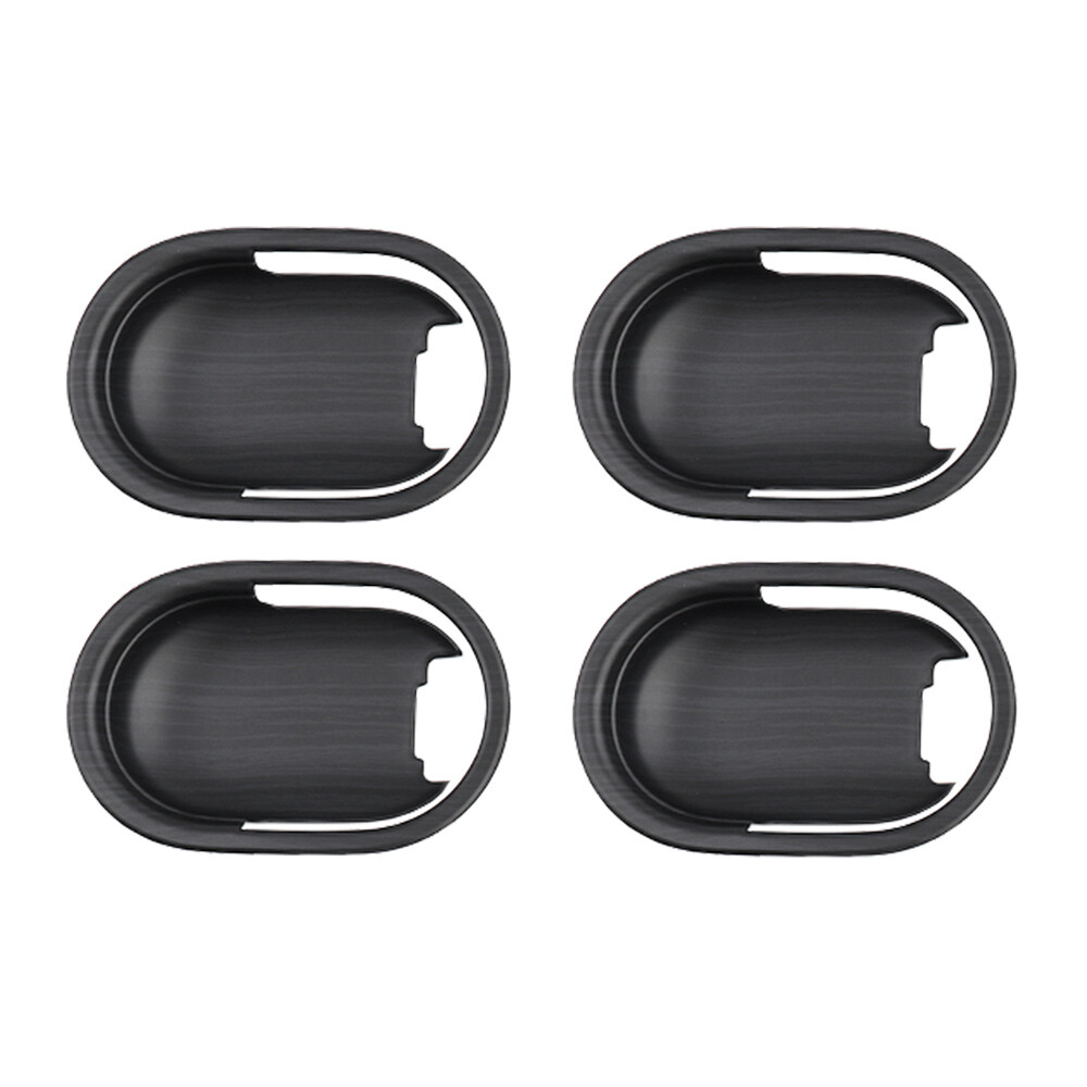 Matte Wood Grain Inner Door Handle Panel Cover Trim For Hyundai IONIQ 5 2022-23