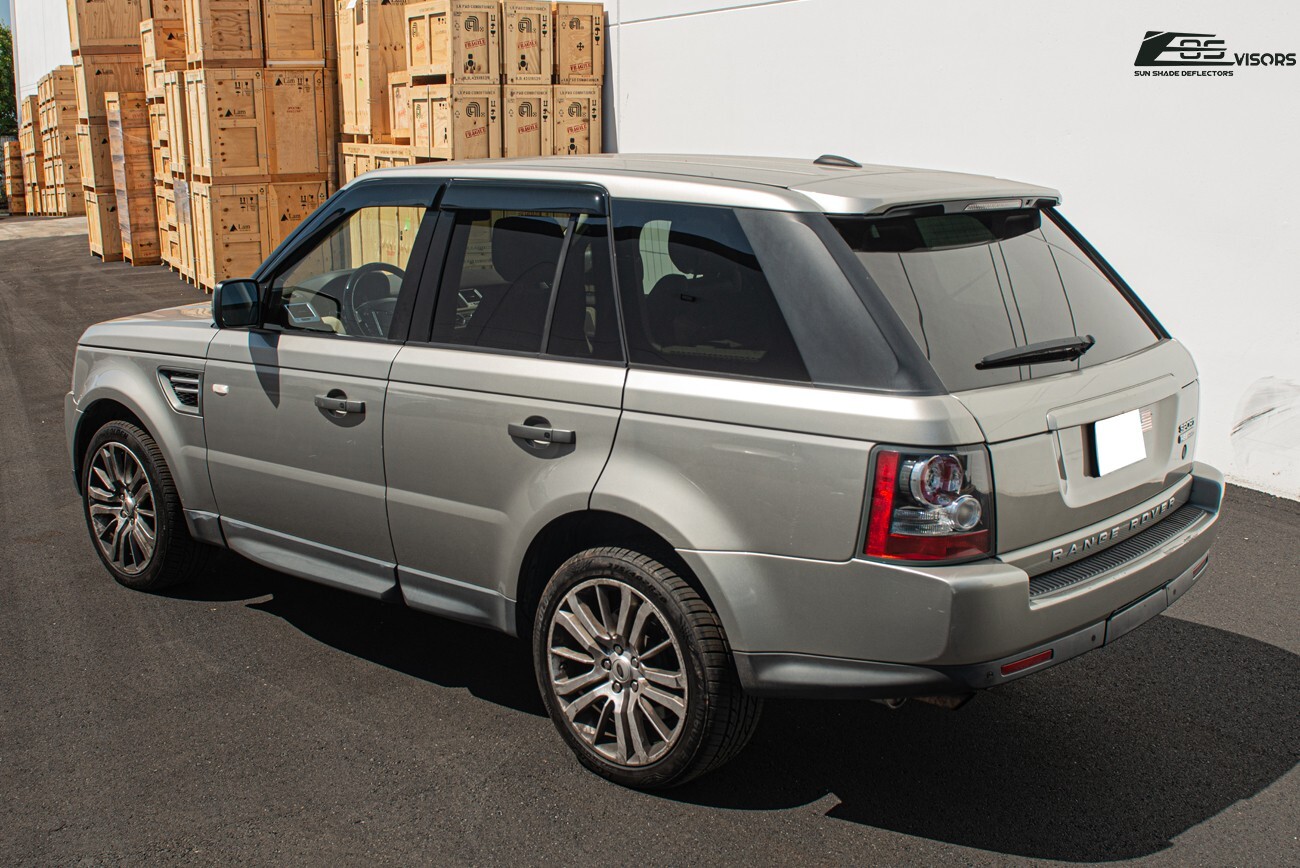 EOS Visors For 06-13 Range Rover Sport Smoke Tinted Side Vent Window Rain Guards