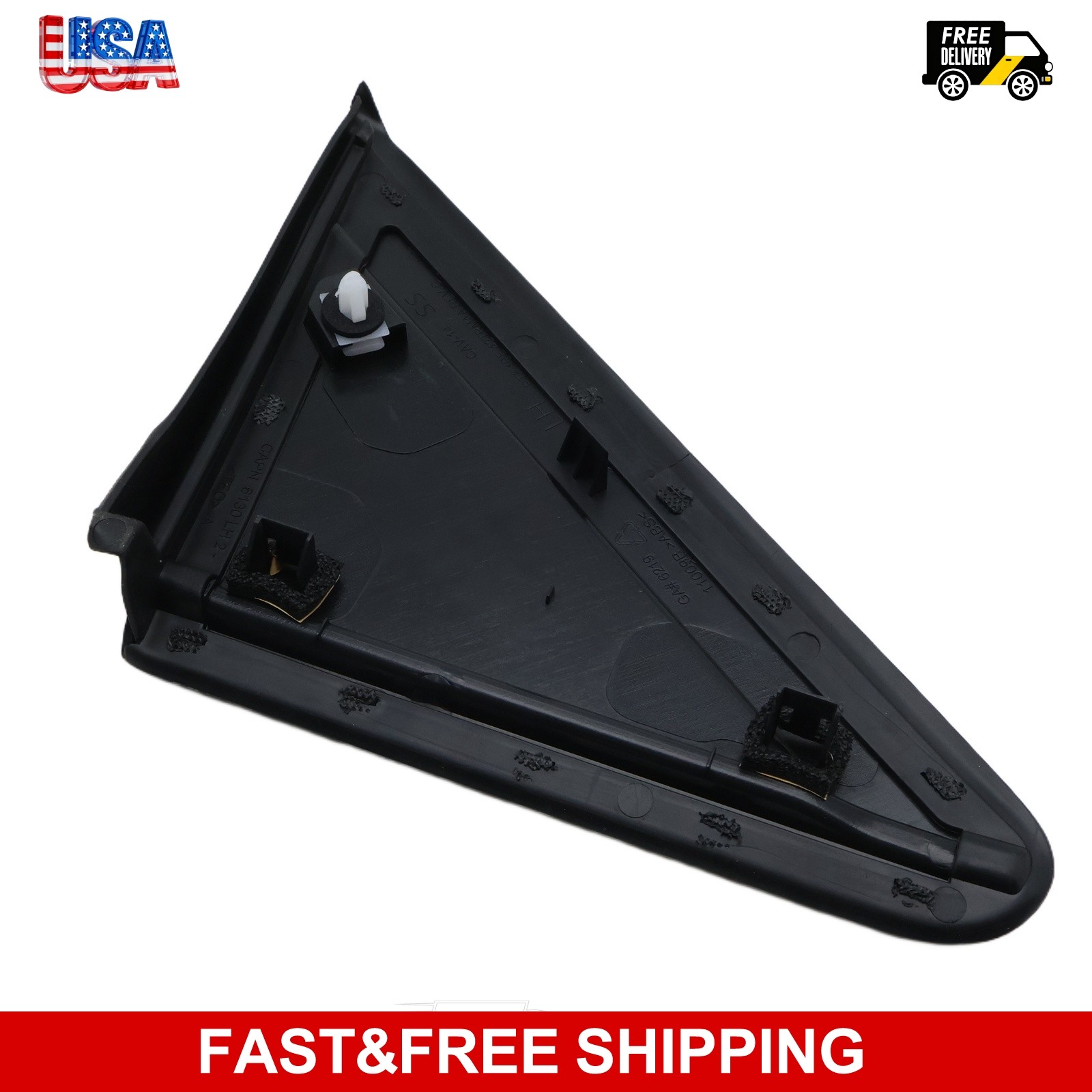 Mirror Flag Applique Driver Side Fit Dodge Caravan 2008-2019