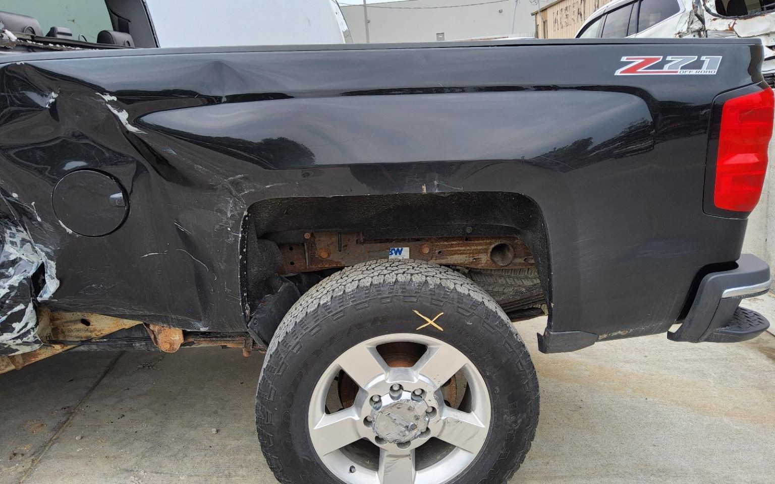 CHEVROLET SILVERADO 2500 PICKUP 2015-2019 RIGHT CENTER PILLAR CREW CAB 1667165