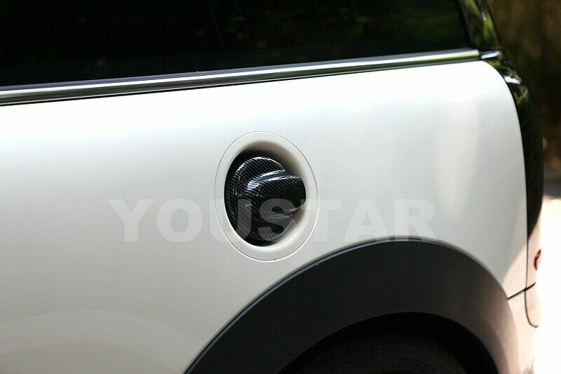 CARBON EFFECT Gas Cap Fuel Cover for MINI Cooper S Clubman R55 07-14 R56 06-13