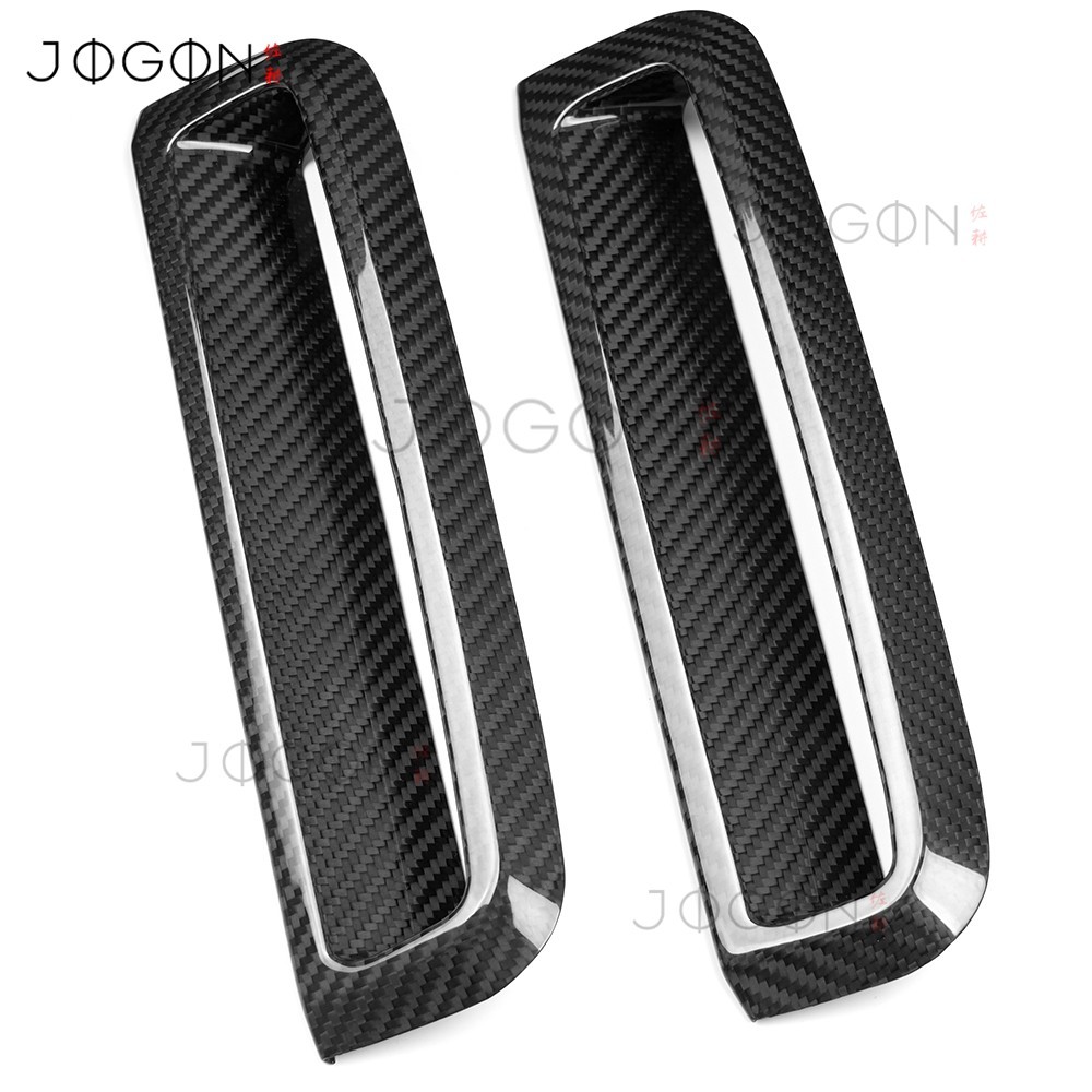 For BMW G26 i4 M440i Gran Coupe Carbon Front Fog Light Grille Side Vent Cover