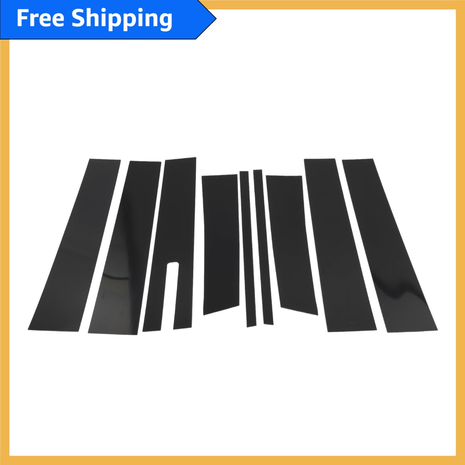 9 Pcs Vehicle-Specific Door Trim for Lincoln MKT 2010-2015 – Matte Protection