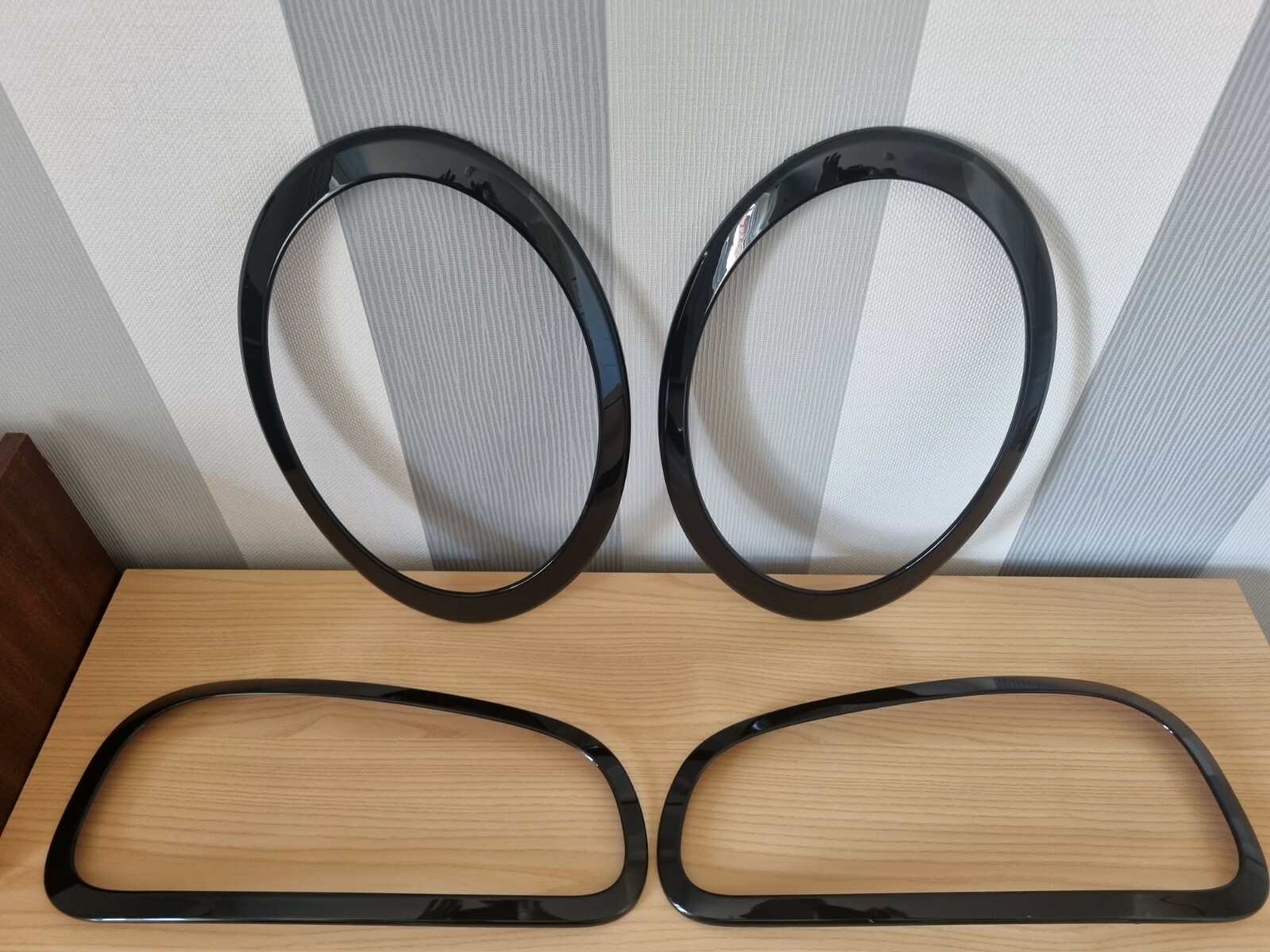 USA STOCK PIANO GLOSS Black Line COMBO LIGHT Trims for MINI Cooper S F54 CLUBMAN