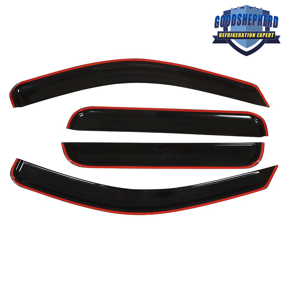 Window Visor Sun Rain Wind Guards Shade Deflector For Jeep Grand Cherokee 05-10