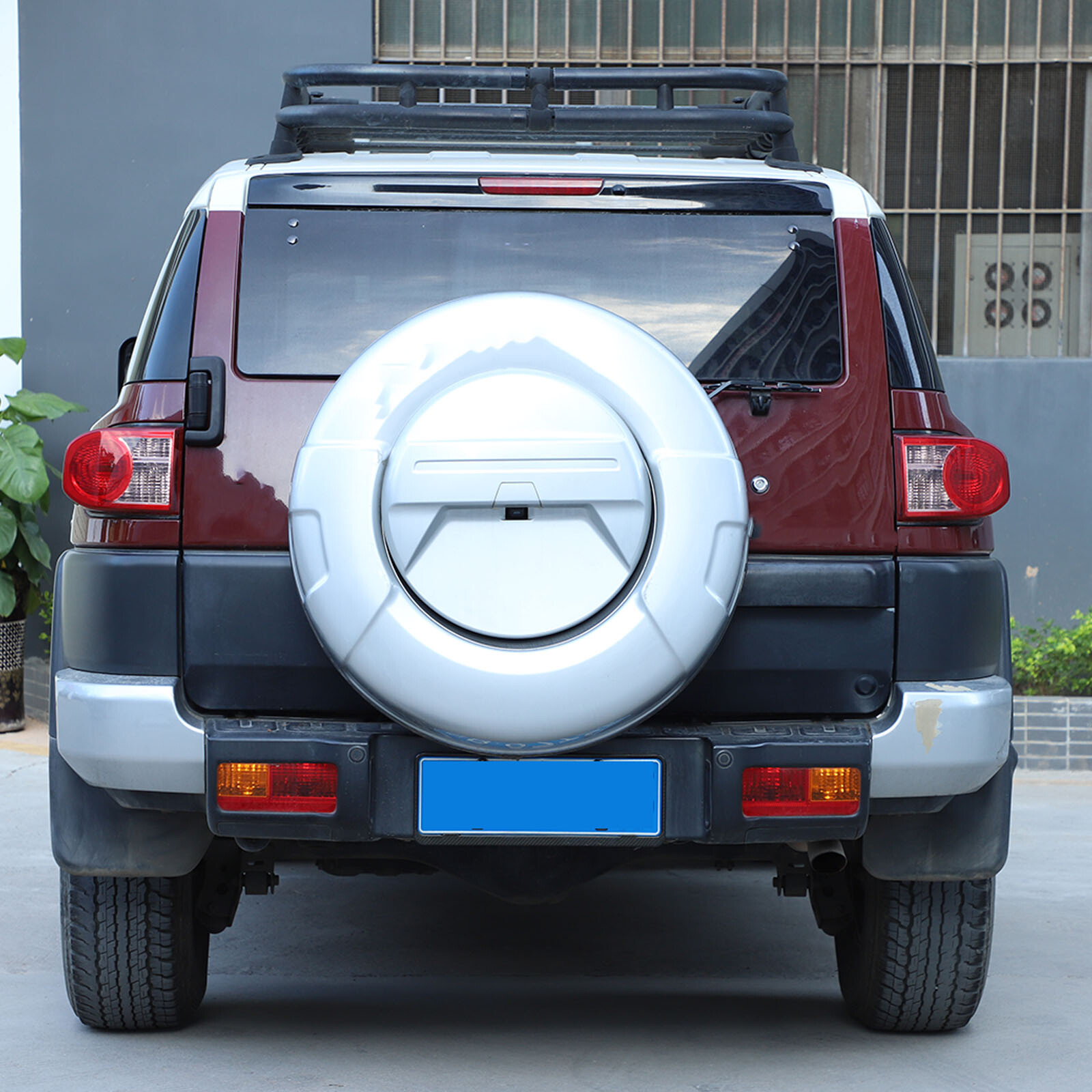 For Toyota FJ Cruiser 2007-2021 Exterior Tailgate Door Hinge Cover Trims Black