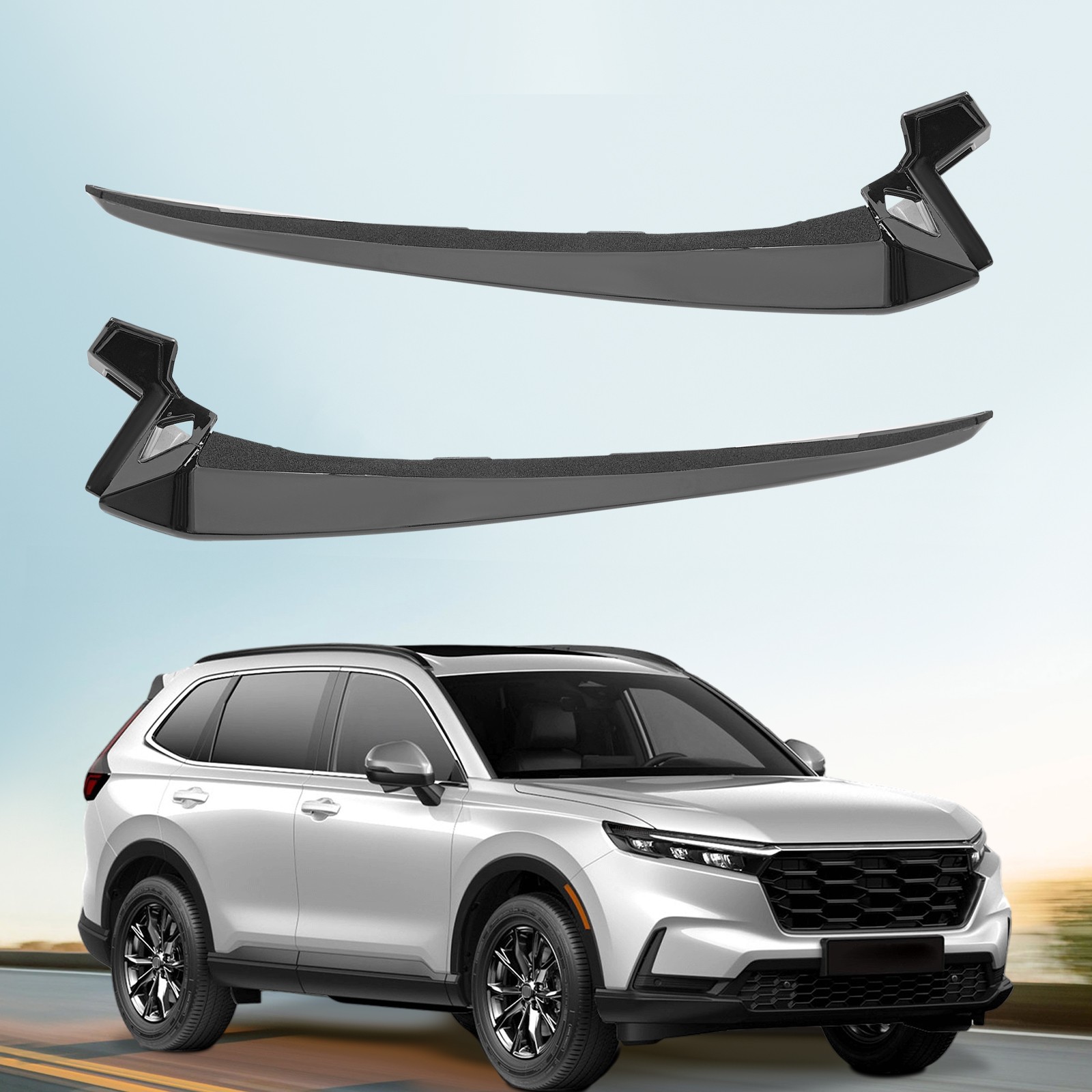 Left & Right Headlight Trim Front Headlight Trim Molding for 2023-2024 Honda CRV