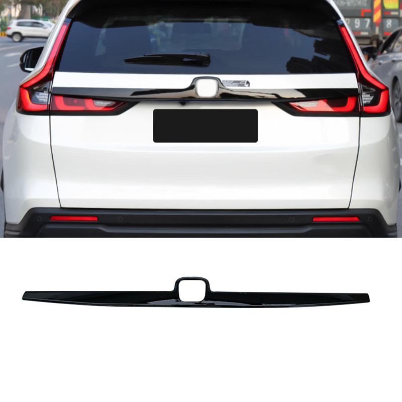Black Rear Door Trunk Lid Cover Trim 1pcs For Honda CR-V CRV 2023 2024 2025