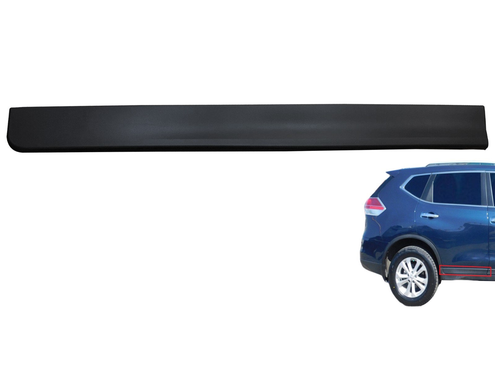 Fits 2014 2020 Nissan Rogue Right Rear Door Trim Lower Molding Passenger Side