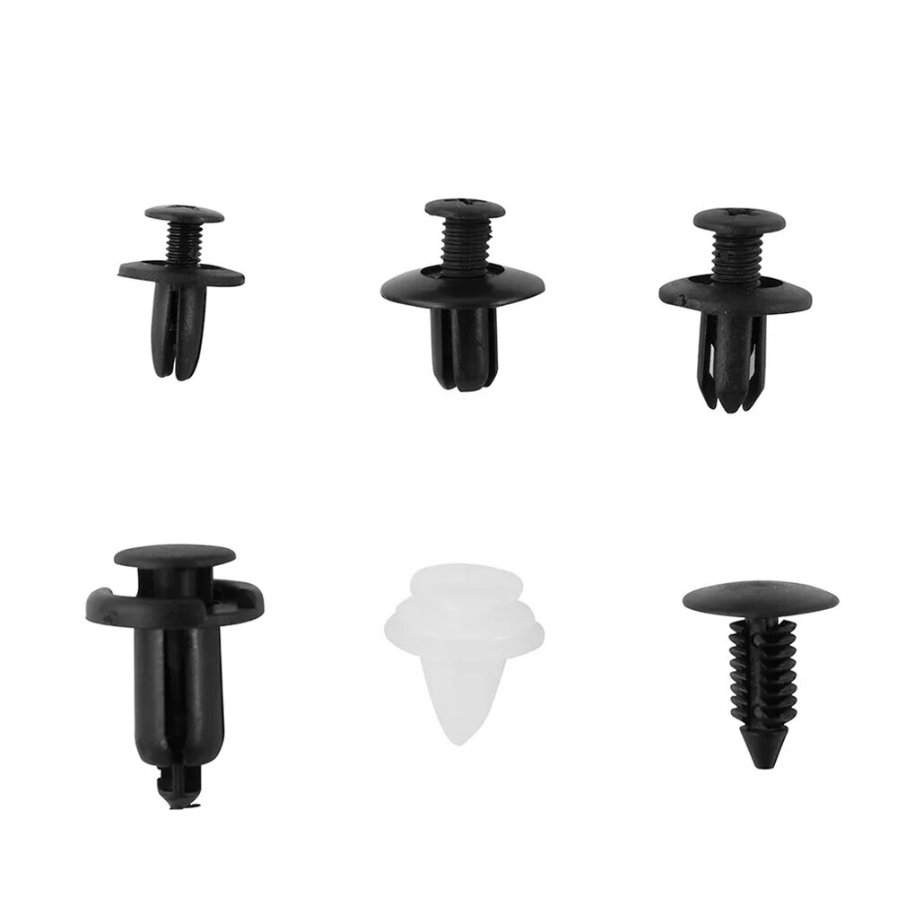 100Pcs/set +4 Tool Bumper Clips Auto Car Hole Rivets Fastener Fender Push Pin