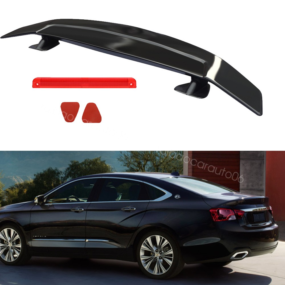 Matte Black For Chevy Impala 14-20 46″ Rear Trunk Spoiler GT Style Wing Racing