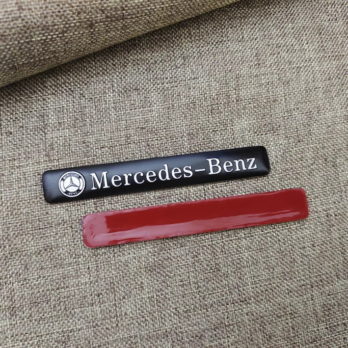 Car Emblem Sticker For Mercedes Benz AMG Brabus Maybach Smart W204 GLC CLA GLK