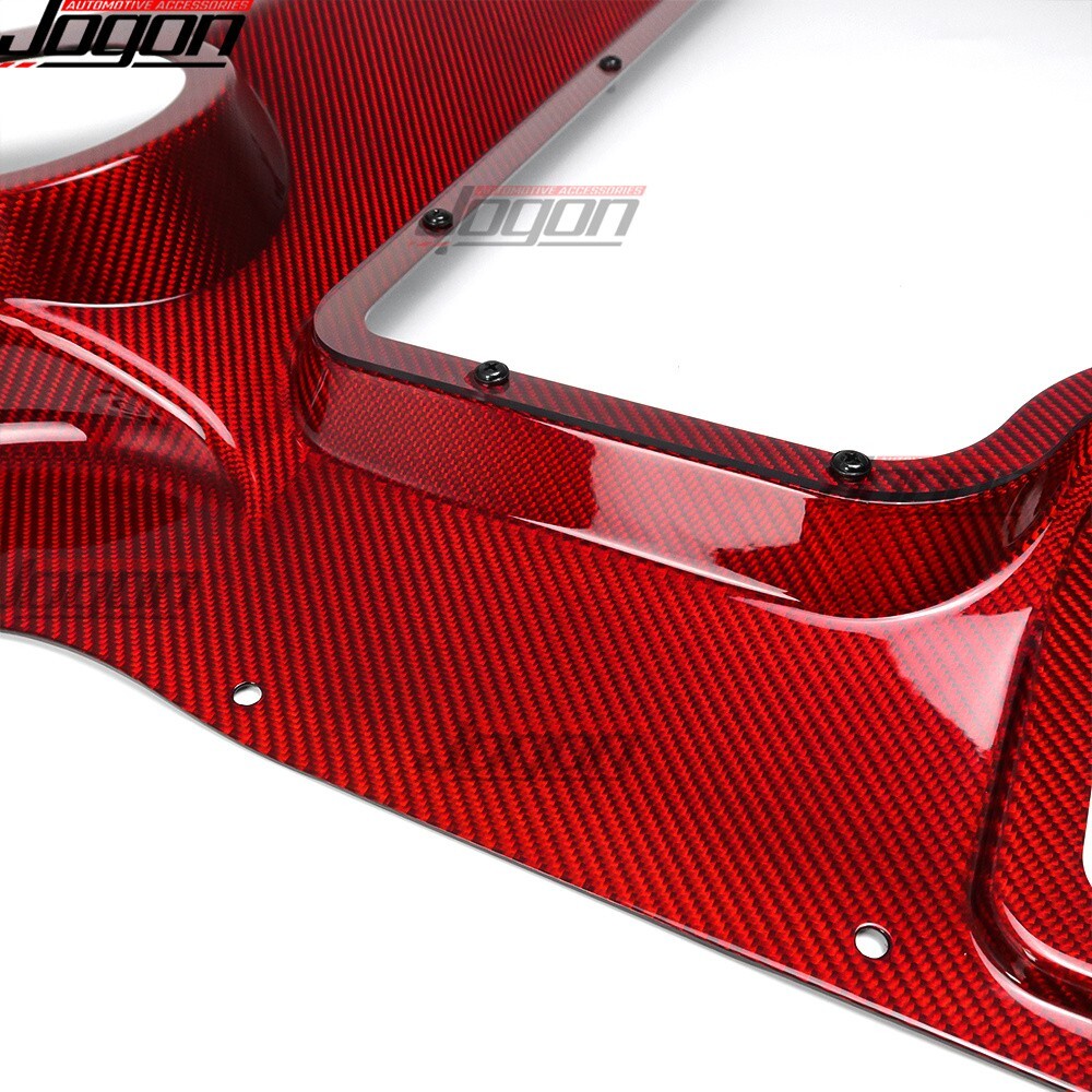 Z06 HTC Red Carbon Engine Bay Decor For Corvette C8 Convertible Z51 Z06 2020-25