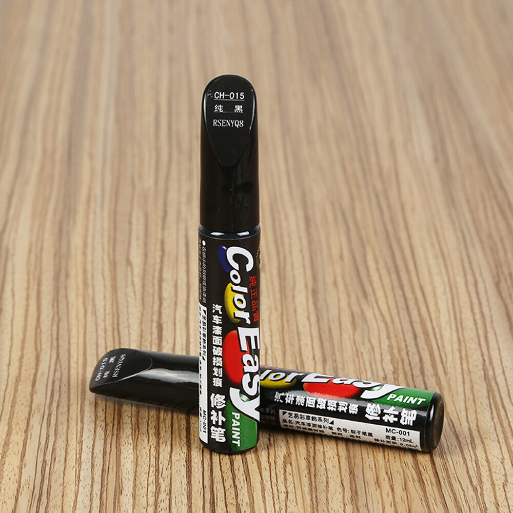 Car Paint Repair Pen Scratch Remover Touch Up Applicator Coat Fix Tool Black