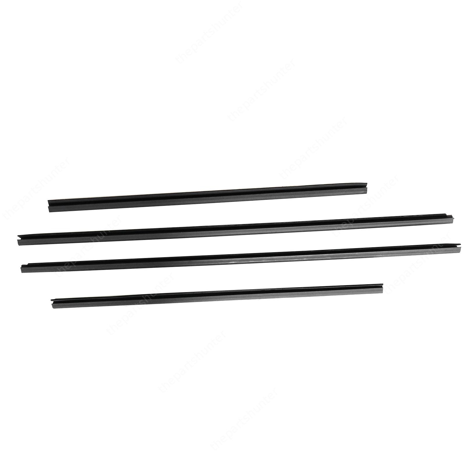 4pcs Door Belt Weather Strip Molding Seal For Honda Fit Jazz 2009-2013 USA