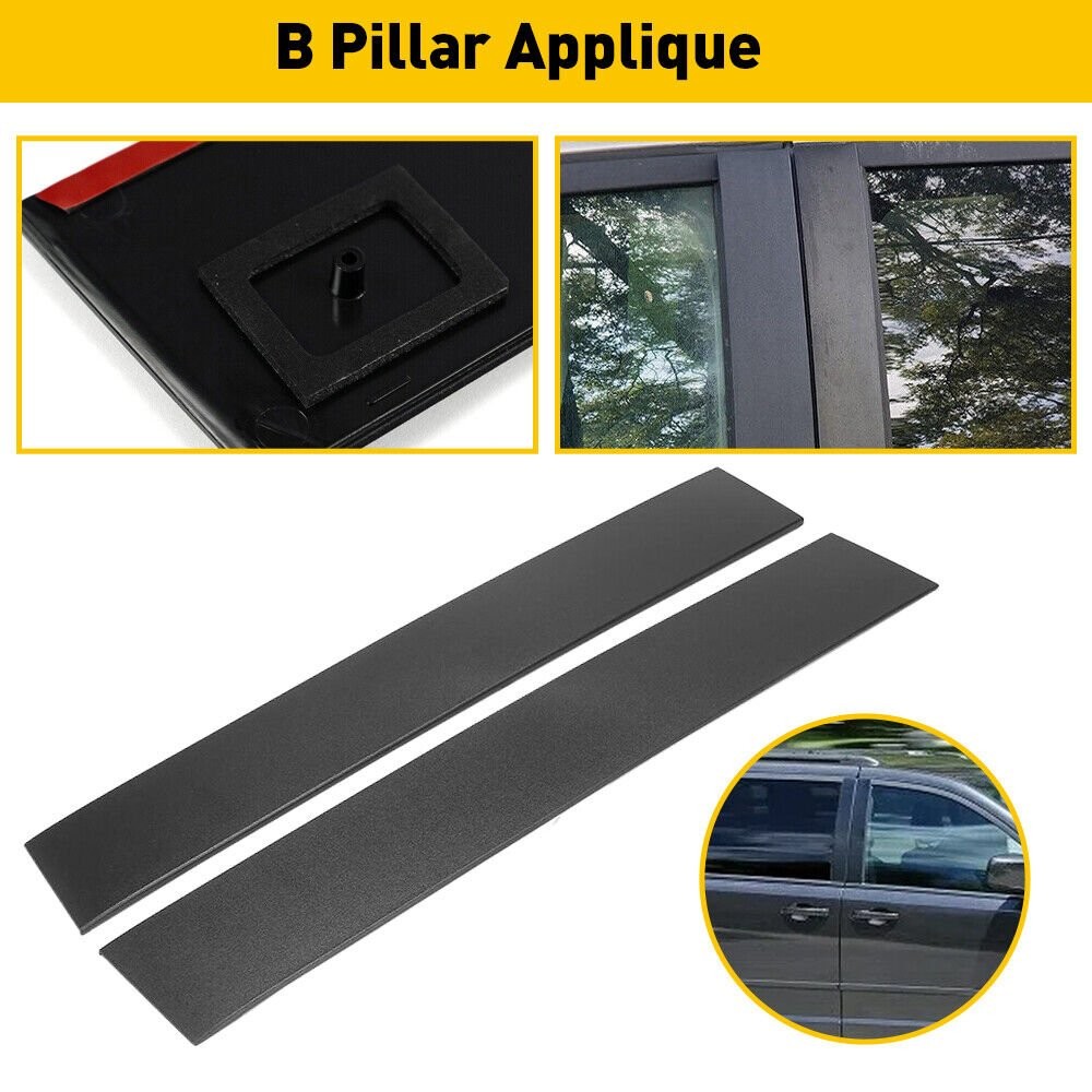 Front LH + RH Door Applique Pillar For Dodge Grand Caravan Town Country Trim New