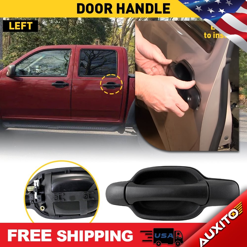 Rear 1X Door Left For Handle 2004-2012 Exterior Chevrolet Colorado GMC Canyon