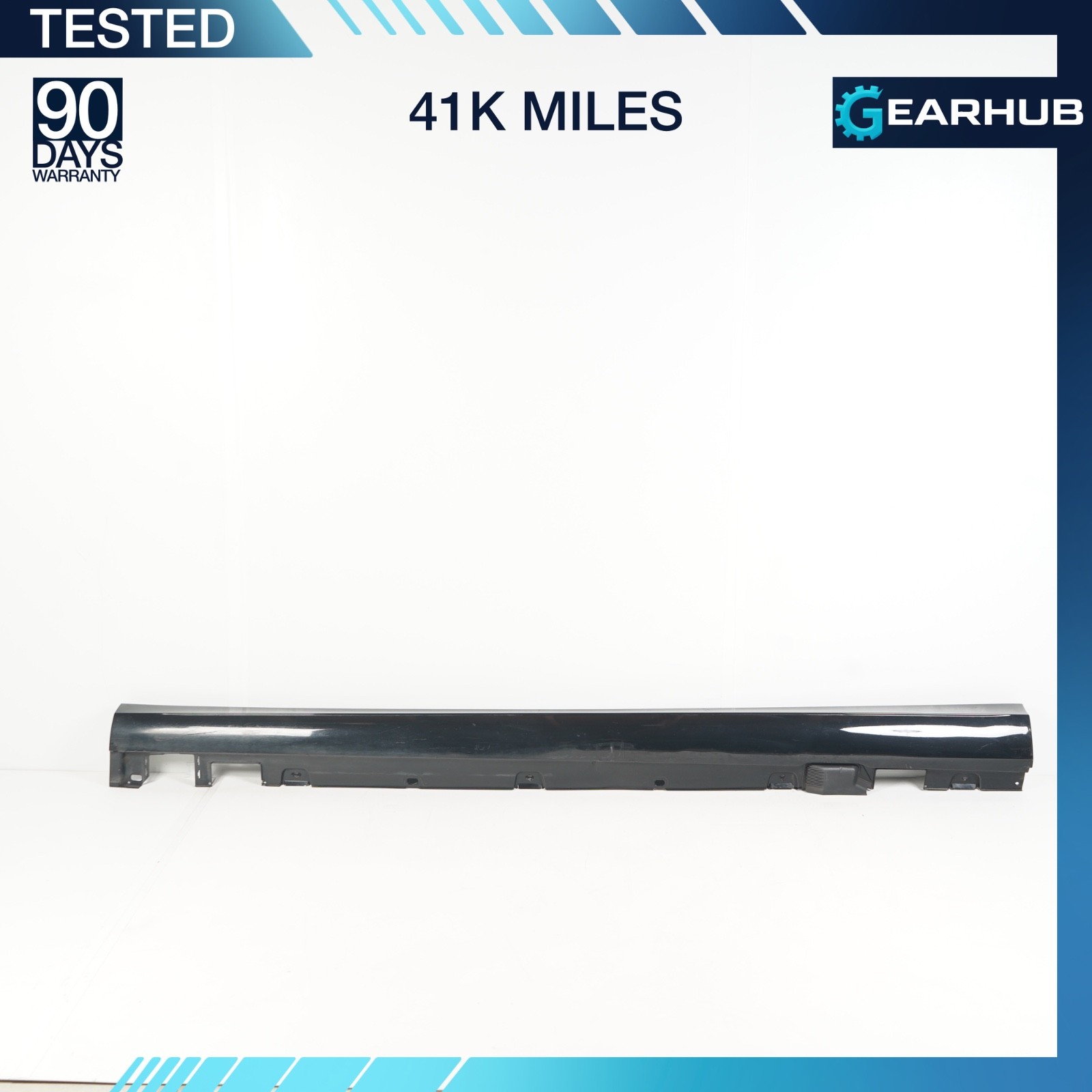 17-23 Mercedes W213 E300 E400 Sport AMG Left Rocker Panel Side Skirt BLACK OEM