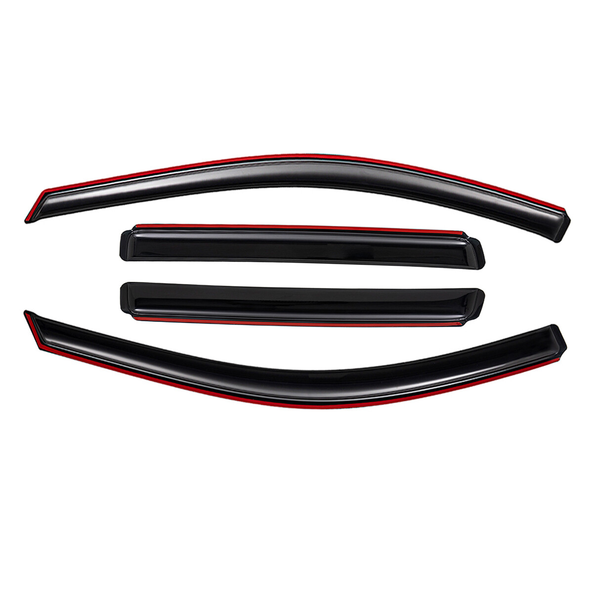 In-Channel Window Visors Sun Rain Guards Vent Shade for 2010-2014 Subaru Outback