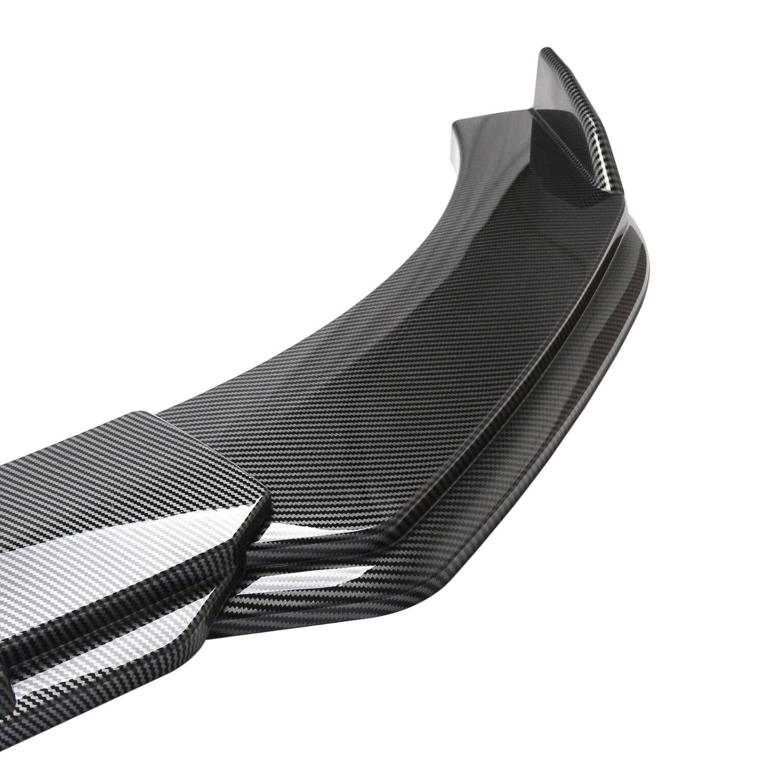 Front Bumper Lip Spoiler Splitter 4Pcs For Honda Accord Carbon Fiber Style