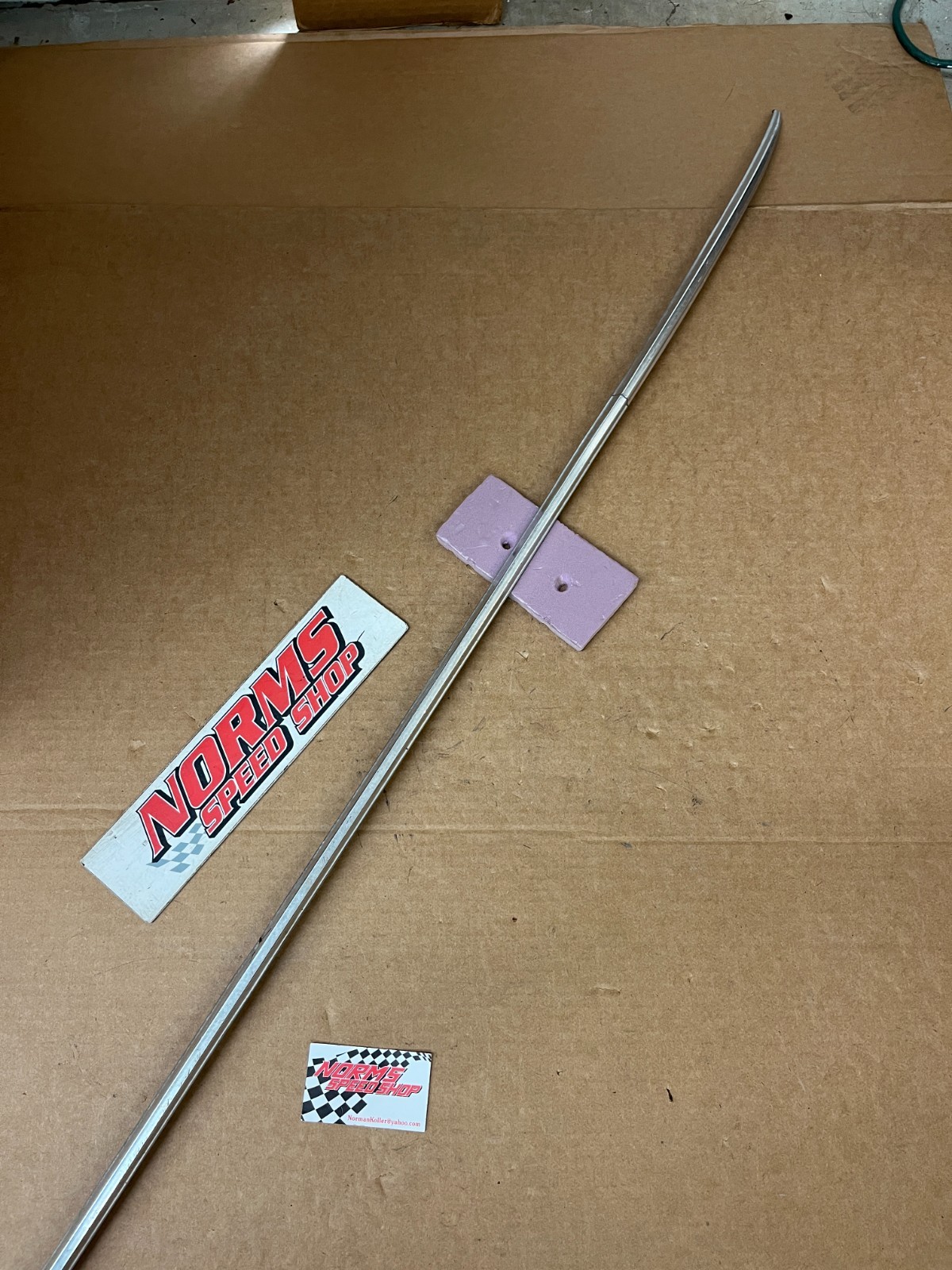 Mopar CHARGER Upper Top of Fender Body Aluminum Trim Molding Chrome 1966 ONLY !