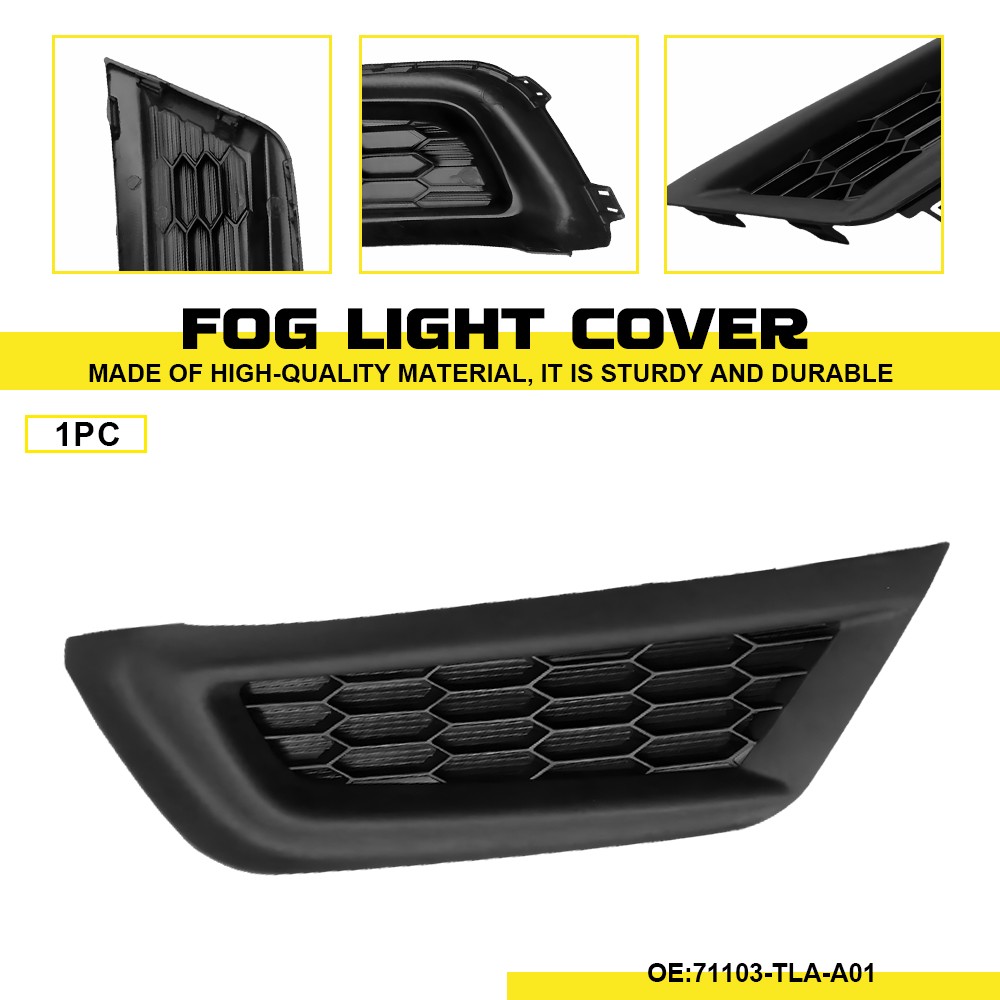 Fog Light Bezel Trim Cover Right Side For Honda 2017-19 CR-V LX Front Bumper EXV