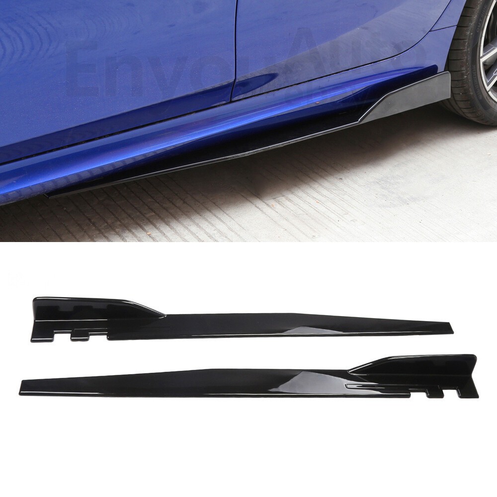 BMW X1 X2 X3 X4 X5 X6 X7 46″ Side Skirt Extension Rocker Panel Splitter