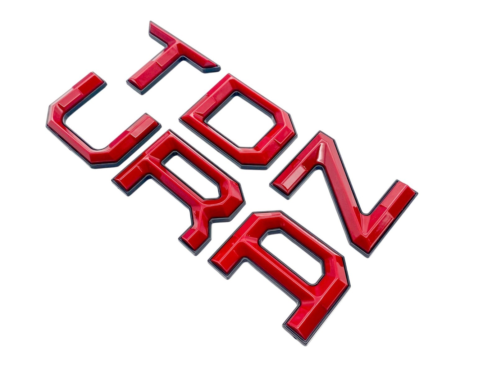 Red Black Emblem compatible TOYOTA 2022-2026 TUNDRA Front tailgate letters