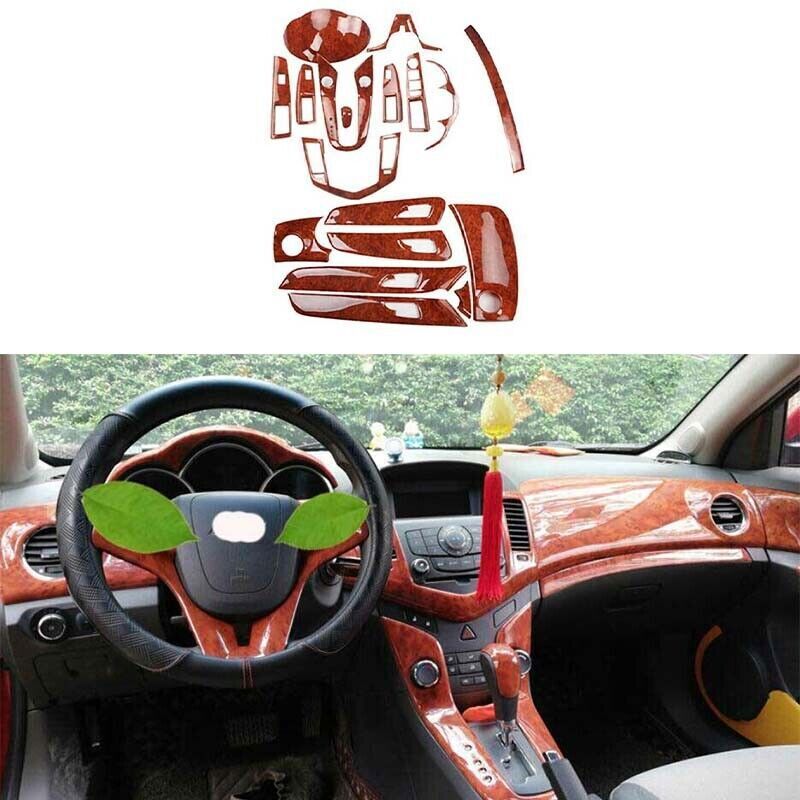 Wood Grain Decoration Full Interior Set Trim For Chevrolet Cruze At 2010-2015
