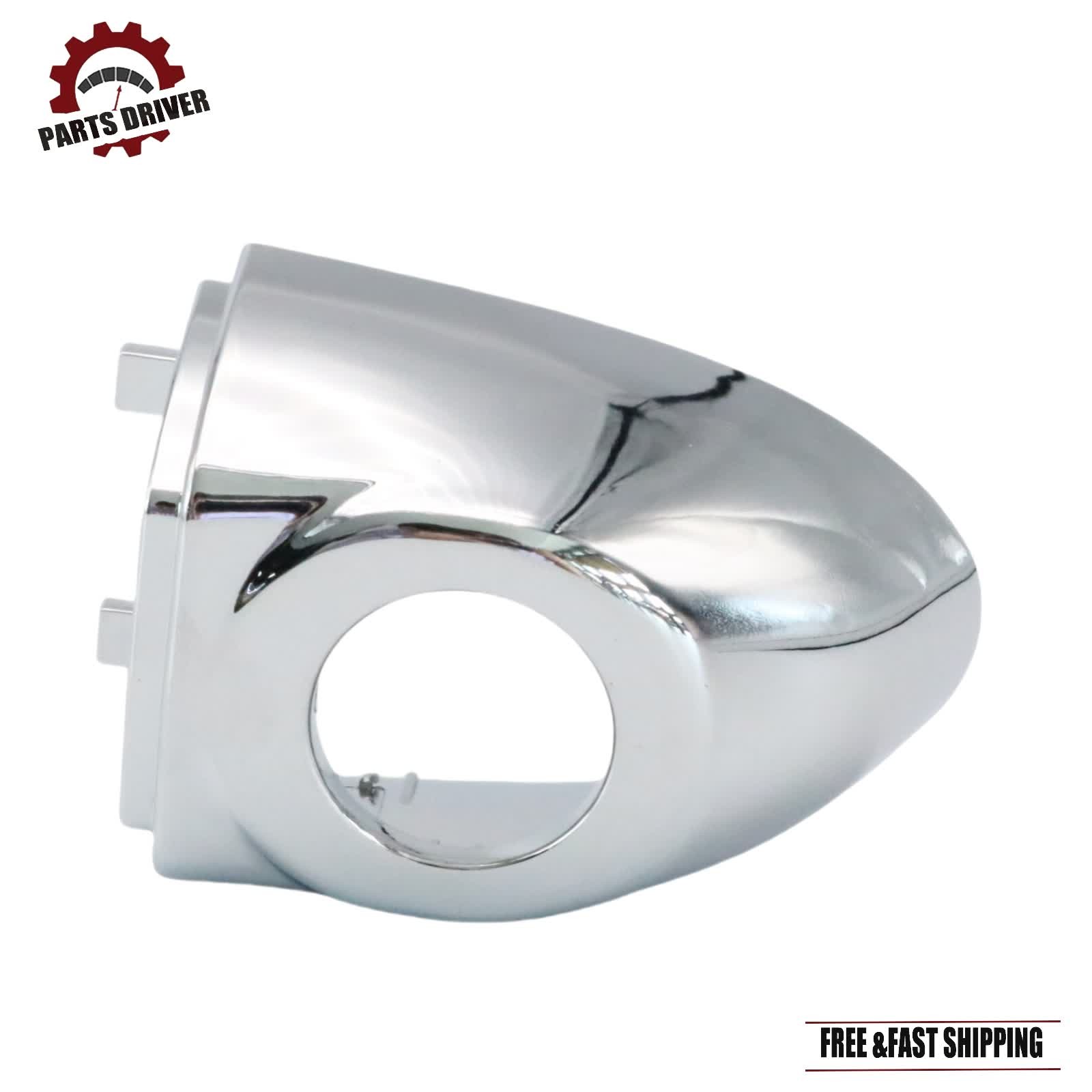 Silver Chrome Door Front Outer Handle Trim Molding Cap For Fiat 500X 2016-2021