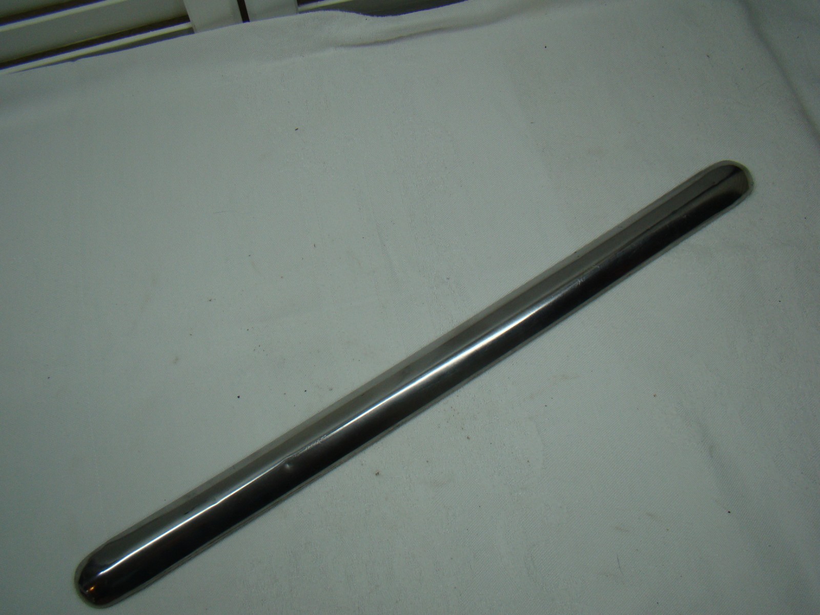 47 48 49 50 51 52 Chevy pick-up truck exterior windshield divider stainless trim