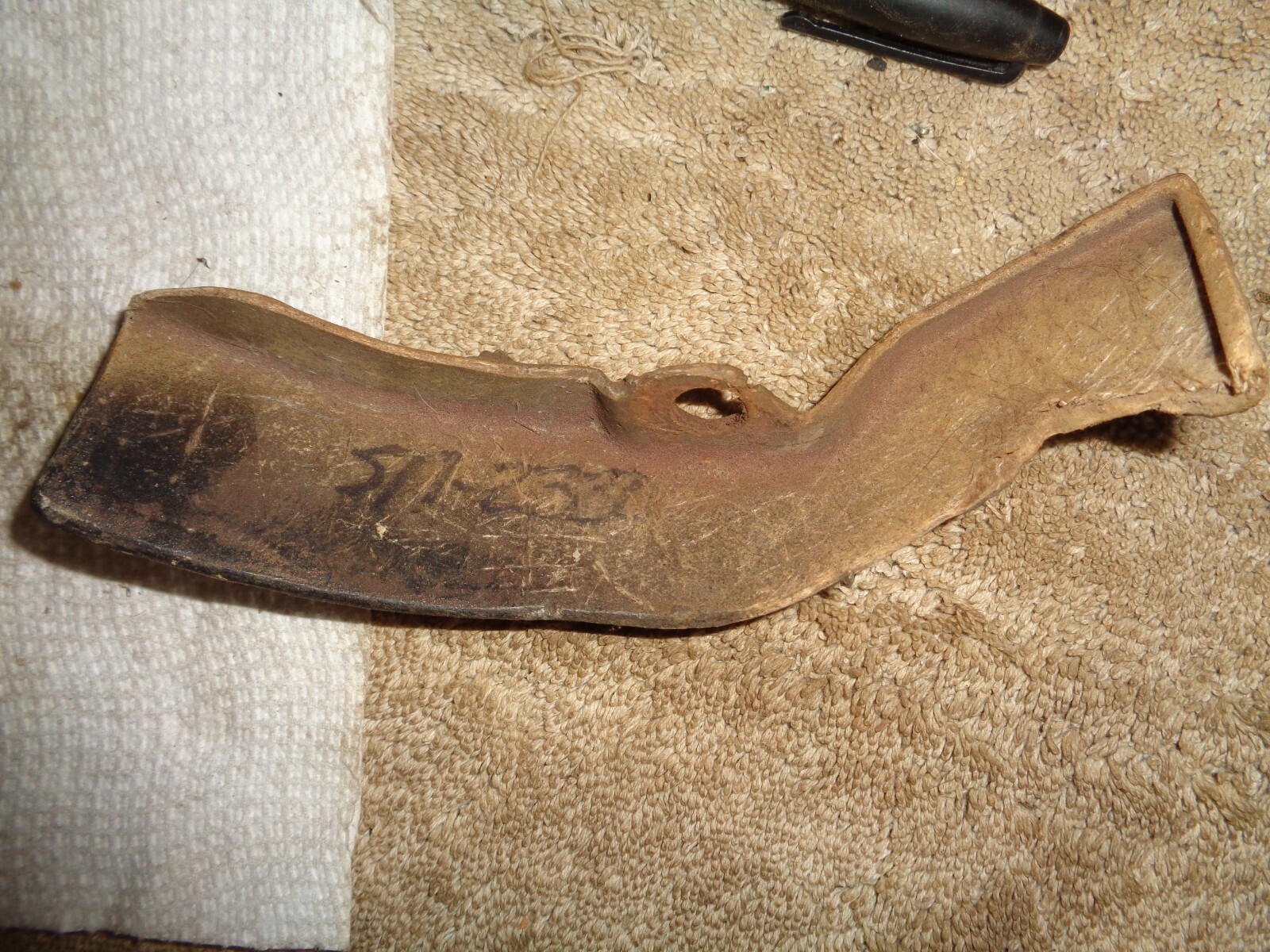 Fiberglass Curved Shaped Piece. C1 Corvette