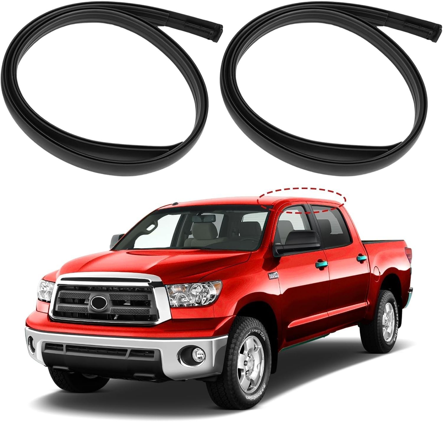 Durable Waterproof Drip Molding for Tundra 2007-2020 – Enhanced Soundproofing