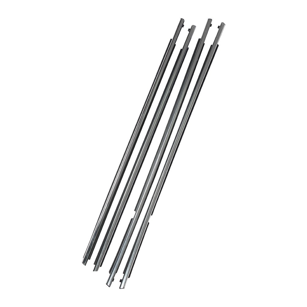 For Toyota RAV4 2013-2018 4X Chrome Window Weatherstrip Moulding Trim Seal Belt
