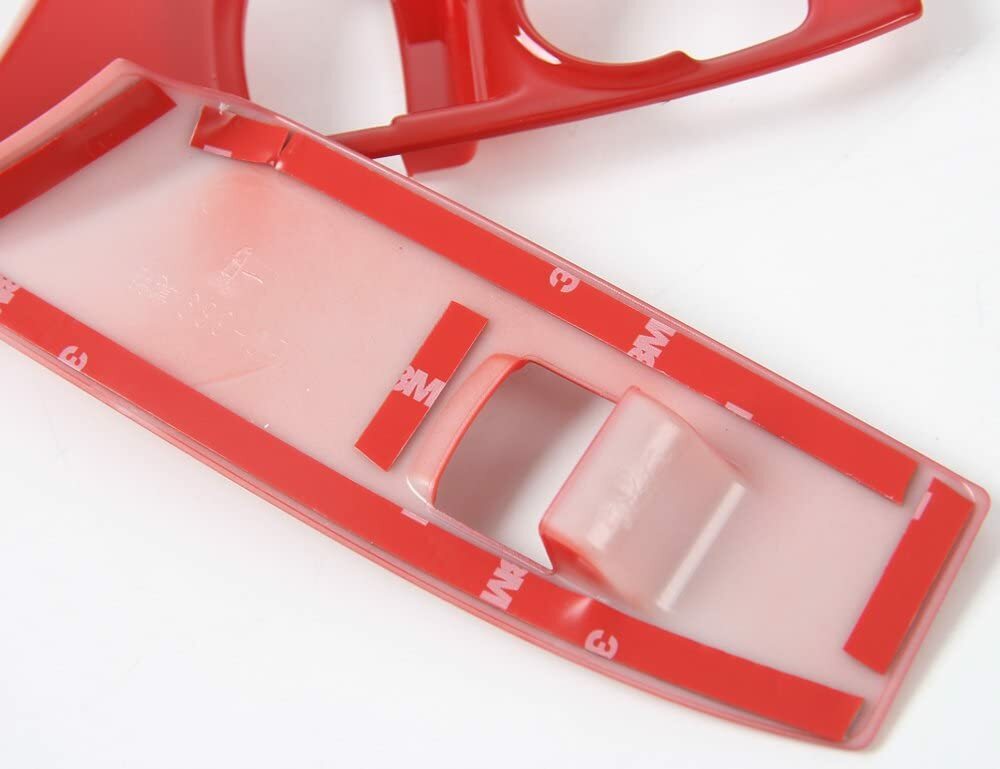 Window Switch Button Shift Panel Frame Trim Cover for Chevrolet Camaro 2017+ Red