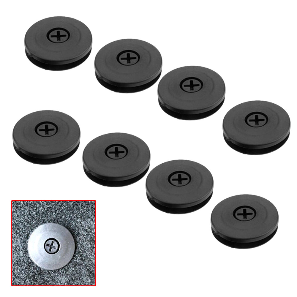 10pcs Black Floor Mat Clips Carpet Retainer Fixing Holders Grips Accessories