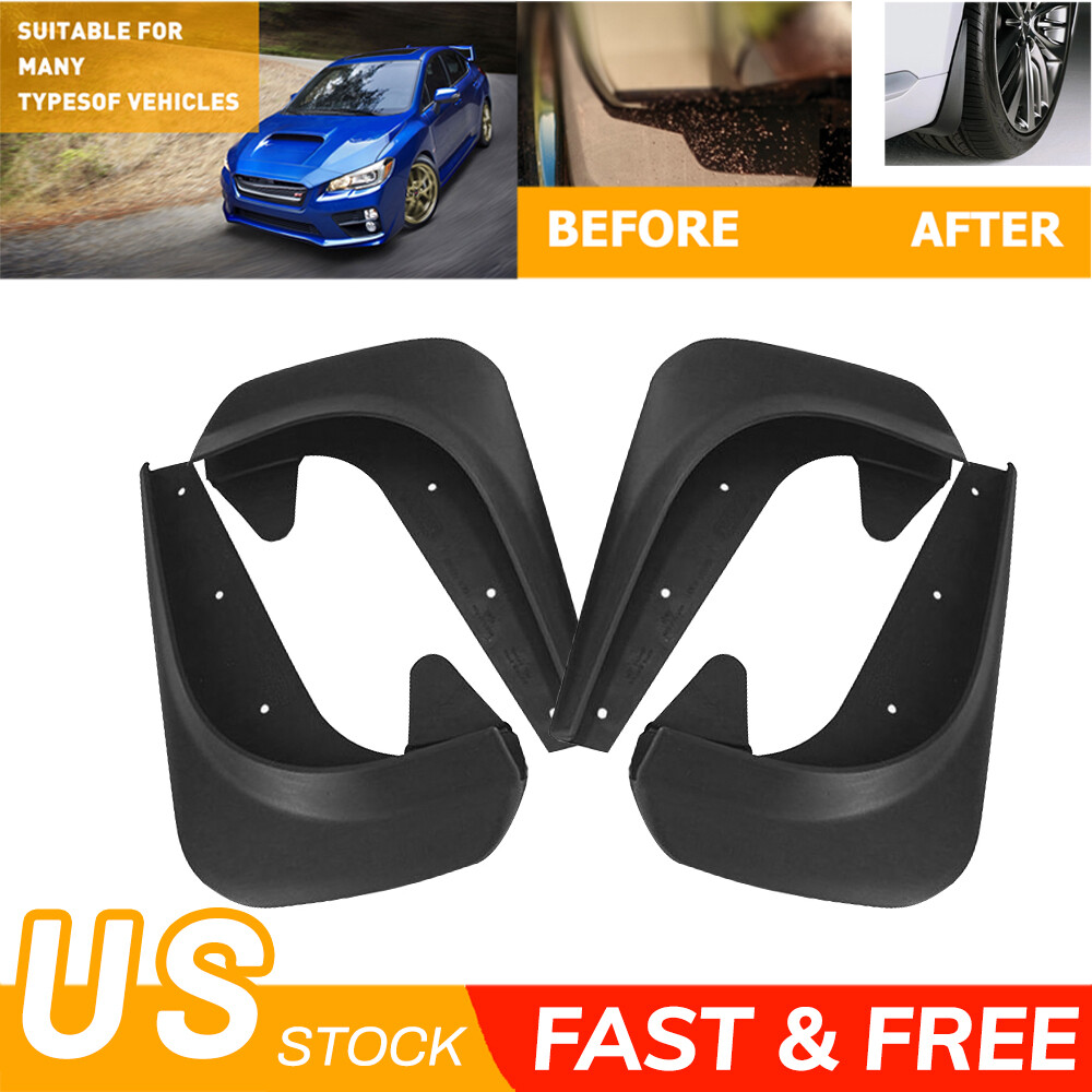 4PC Universal Car Mud Flaps Splash Guards for Front Rear Auto Car Accessories US