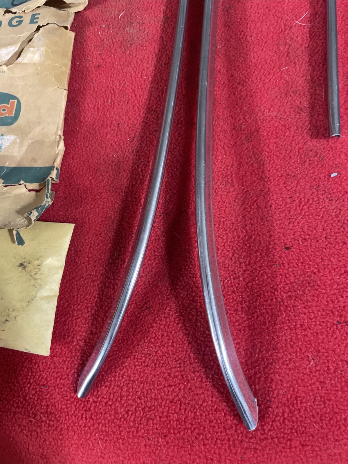 NOS 1958 Chevrolet Station Wagon Accessory Door Edge Guards 987804