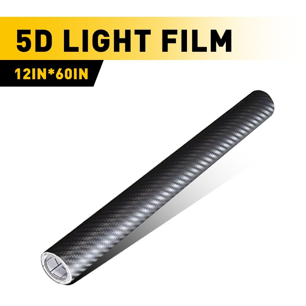 5D Waterproof Carbon Fiber Vinyl Car Wrap Sheet Roll Film Sticker Decal Paper