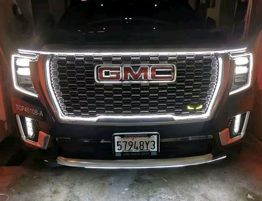 illuminated Grille Led Liners for Emblem GMC Yukon 2021 2022 2023 2024 2025