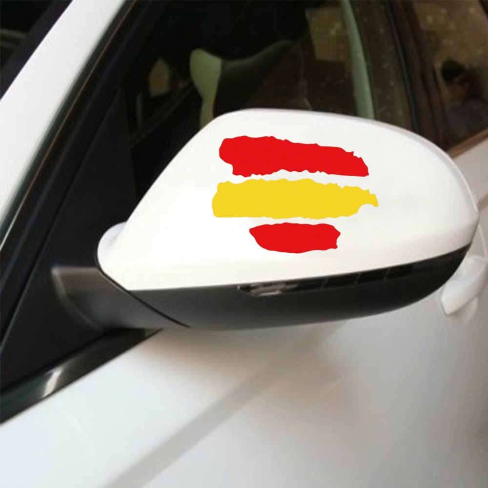 4Pcs Spain Vinyl Decal Stickers Accessories Universal for Cars Motorcycles Bikes