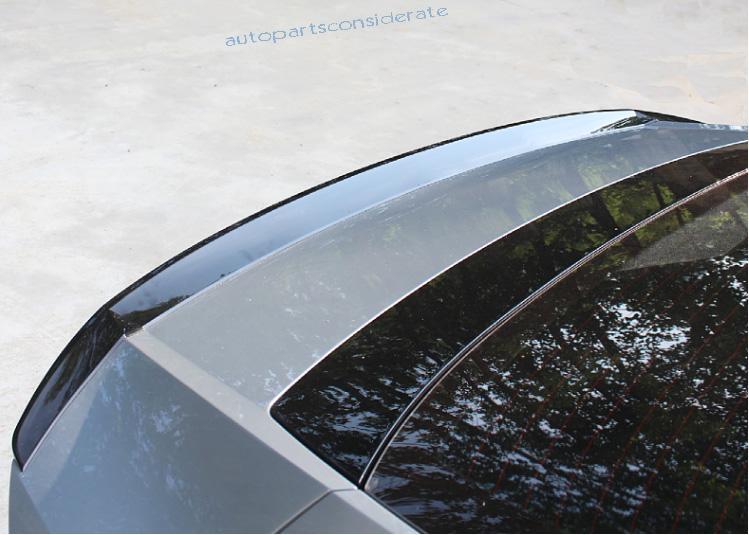 For Hyundai Elantra 2021-2024 Glossy Black Rear Trunk Spoiler Wing Flap Bar 1X
