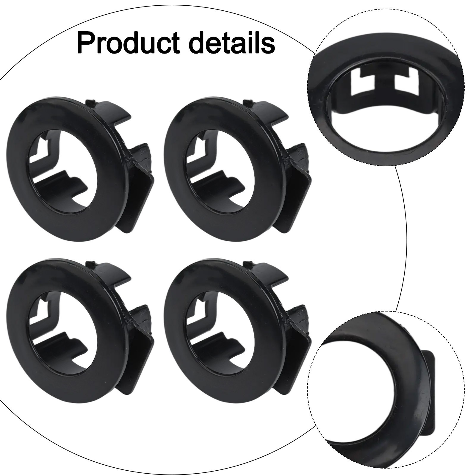 For Toyota Vehicle Specific Parking Sensors Retainer Holder Pack of Four
