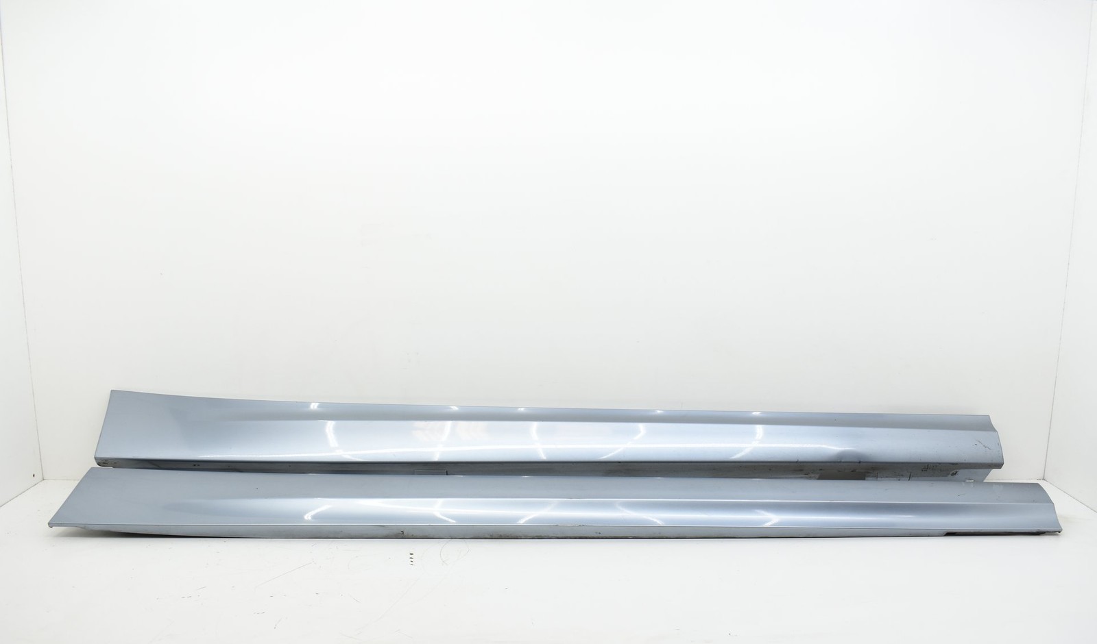 2010 BMW E90 Left Right Side Skirts Rocker Panel Set Blue Water Metallic 896 OEM