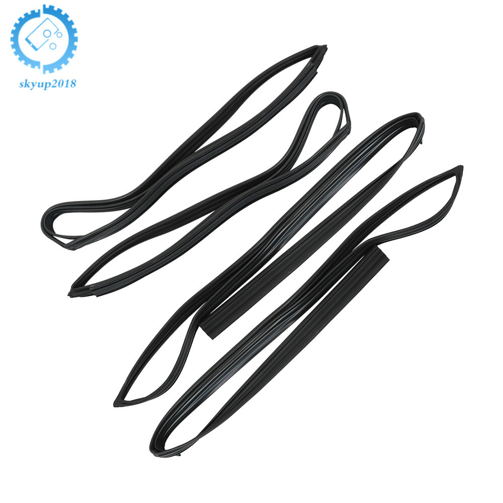 4x Run Door Glass Run For Toyota Land Cruiser 80 Series Front Rear RH&LH