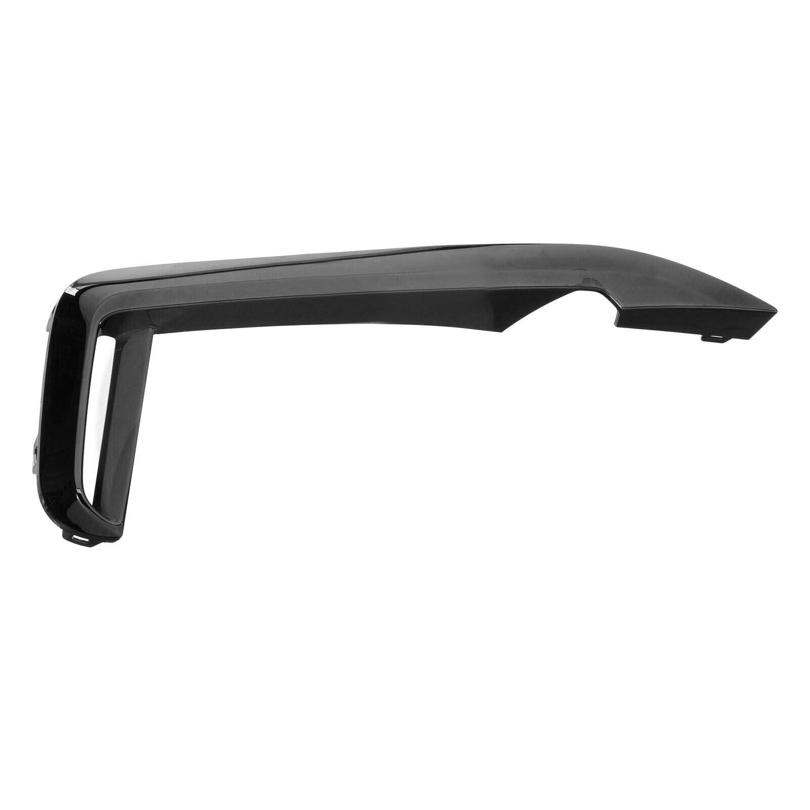 Pair Front Bumper Grille Trim Glossy Black For BMW G12 7-Series M Sport 2016-19