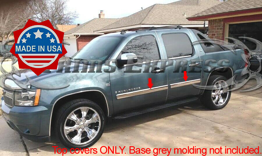 2010-2014 Chevy Suburban/Avalanche Body Side Molding Overlay Trim Cover 4 1/4″