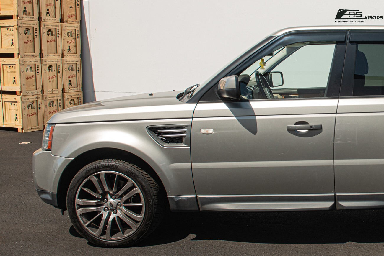 EOS Visors For 06-13 Range Rover Sport Smoke Tinted Side Vent Window Rain Guards